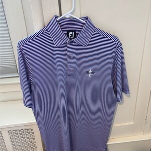 FootJoy Polo; Color: Navy/Purple; Size: Small